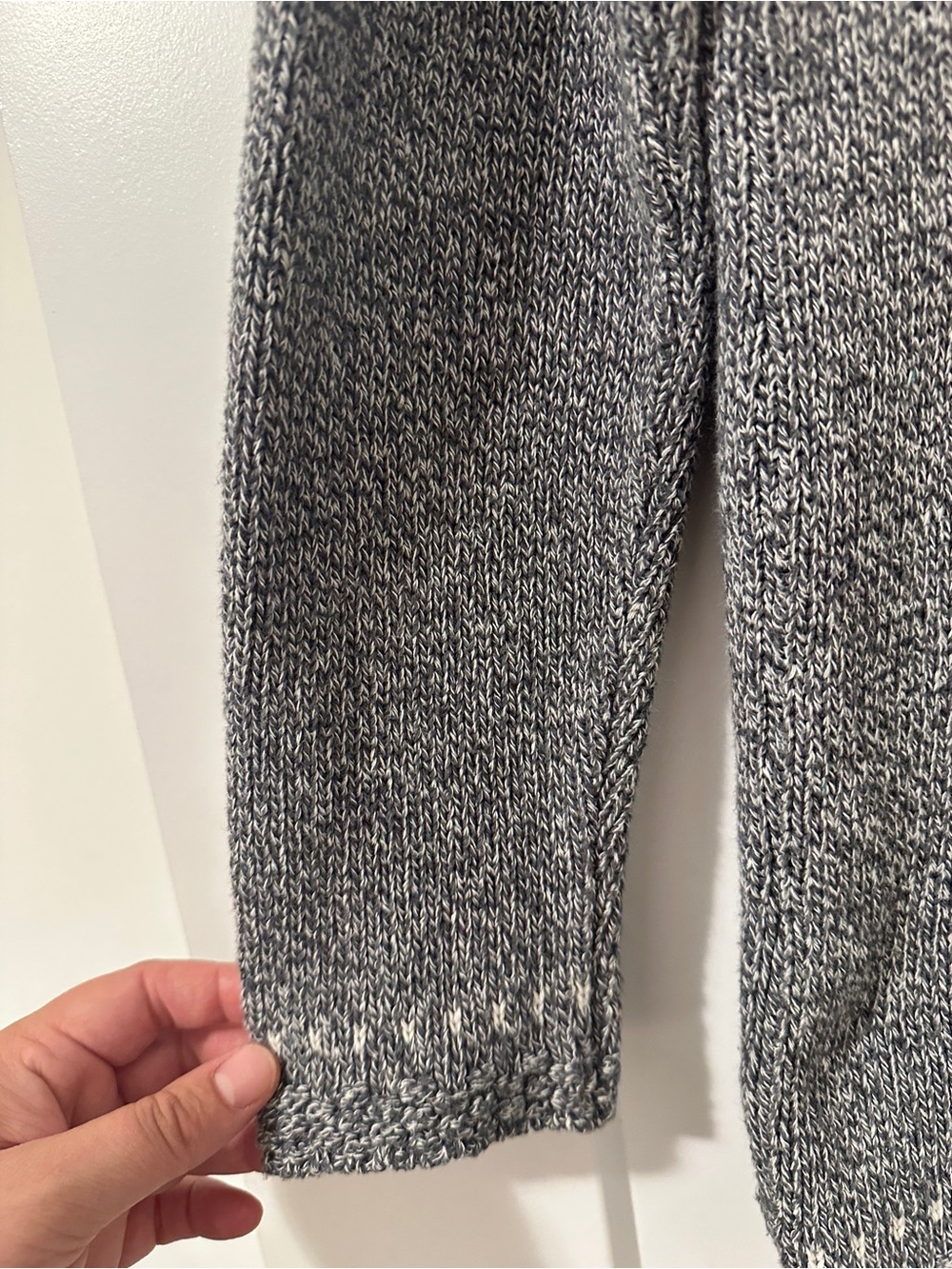 Cotton Country Grey Marled Knit Crewneck Sweater Canadian Flag Size Small Womens - Picture 4 of 14